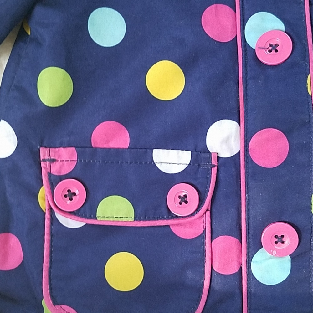EUC Spring jacket 18 month polkadots - Picture 2 of 4